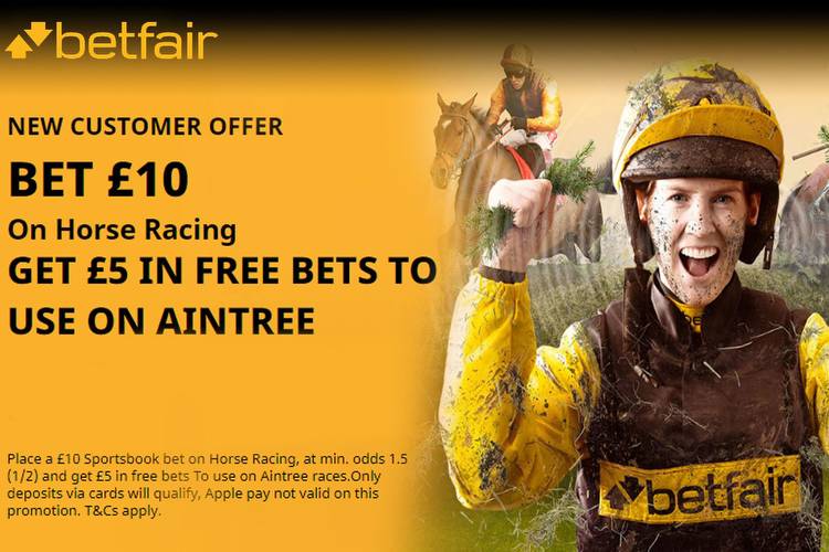 Bonus offer: Get £5 free bet on the Grand National when you stake £10 at Aintree