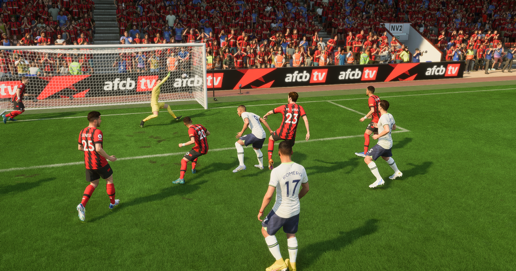 Bournemouth vs Tottenham simulated to get a score prediction for Premier League clash