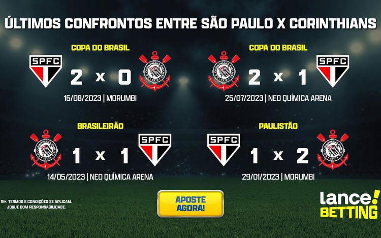 Brasileirão: como foram os últimos jogos entre São Paulo e Corinthians?
