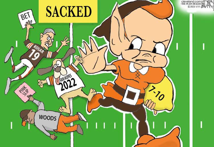 Browns, Kosar bad bet, season: Darcy cartoon