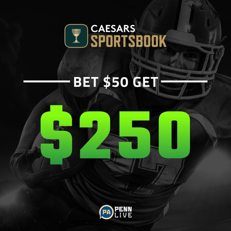 Caesars Kentucky promo code SLPENNGET for $250 in bonuses
