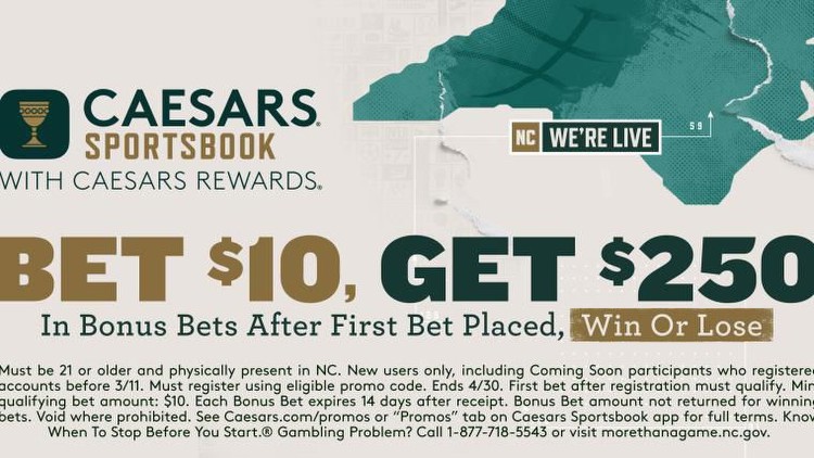Caesars NC Sportsbook promo code NEWSNC scores $250 in bonus bets for ACC Tournament