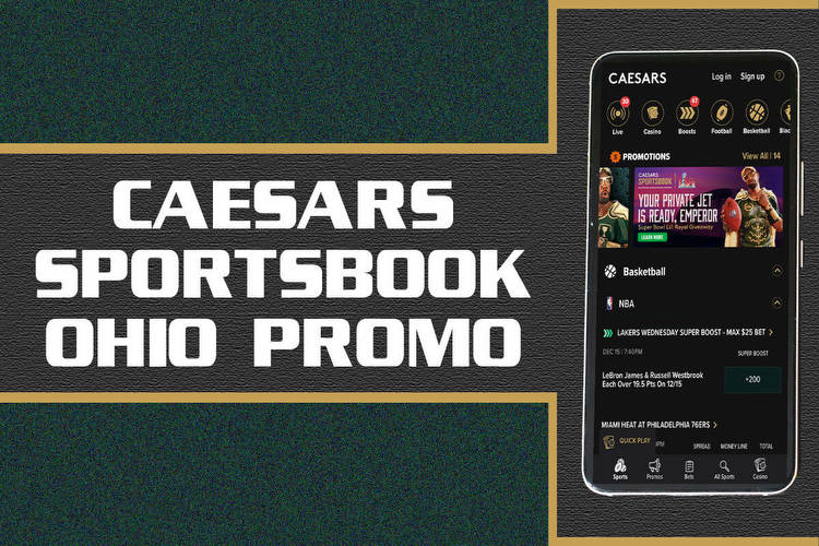 Caesars Sportsbook Ohio promo: $100 bonus in play for one more day