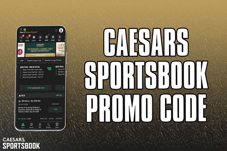 Caesars Sportsbook promo code MASS1000: Claim Bears-Vikings, NBA $1K bet offer