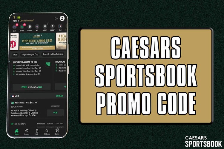 Caesars Sportsbook promo code: Score $1,000 welcome bonus for Bengals-Jags, NBA tournament
