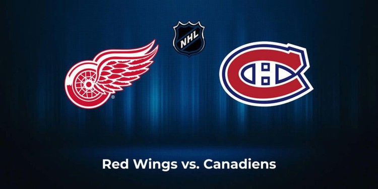 Canadiens vs. Red Wings: Odds, total, moneyline