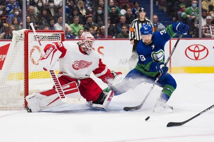 Canucks at Red Wings Prediction