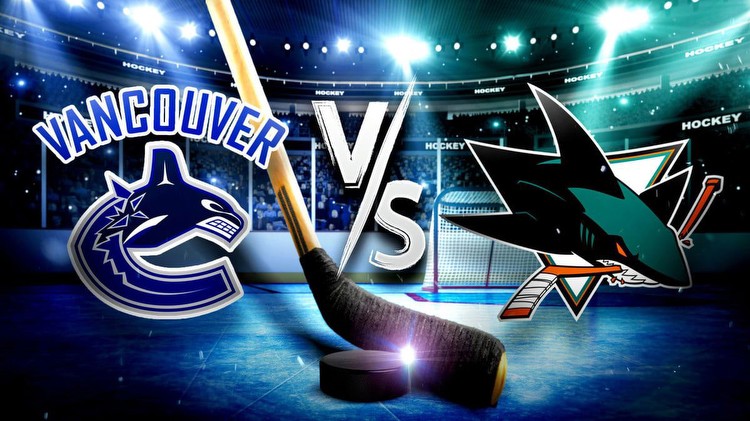 Canucks vs. Sharks prediction, odds, pick, how to watch