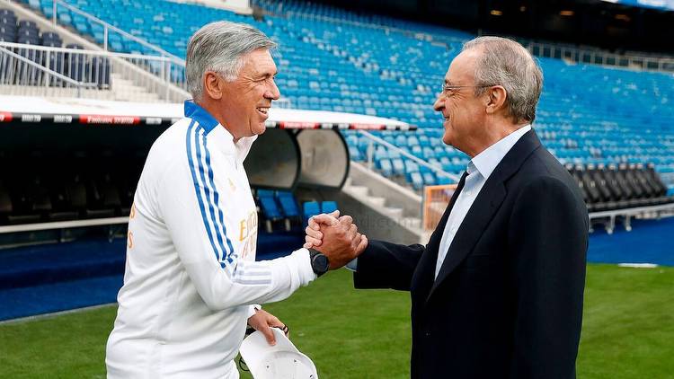 Carlo Ancelotti and Florentino Perez at odds over Real Madrid target