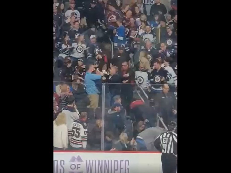 CAUGHT ON CAMERA: Fight breaks out in stands at Jets game