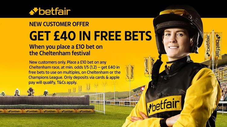 Cheltenham Festival betting offer: Get £40 in free bets on Betfair