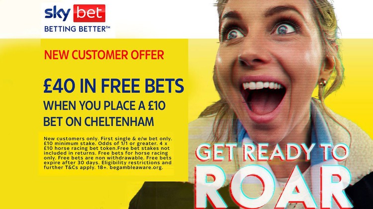 Cheltenham Festival betting offer: Get £40 in free bets on horse racing on Sky Bet!