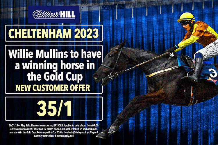 Cheltenham Festival offer: Willie Mullins to have a winning horse in the Gold Cup now 35/1 with William Hill