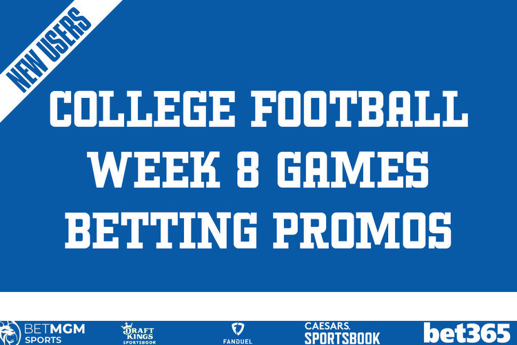 College Football Betting Promos for Week 8 Games Offer $3900 Bonuses Today