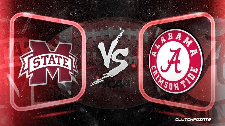 College Football Odds: Mississippi State Alabama prediction, odds