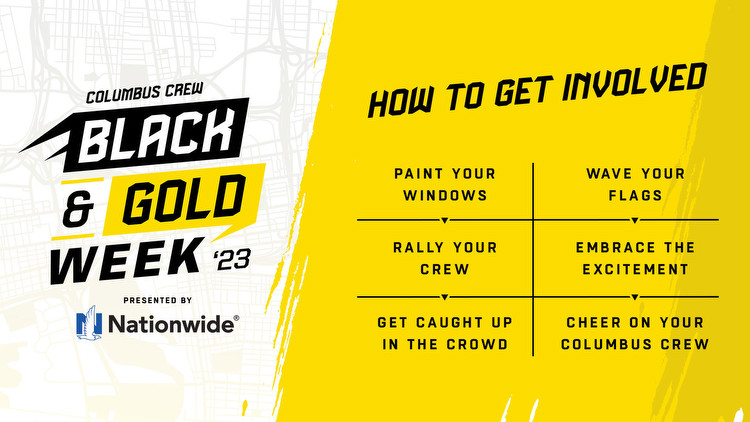 Columbus Crew announces details for Black & Gold Week, presented by Nationwide, ahead of 2023 Home Opener