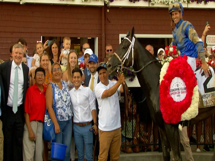 Cox's "Wet Paint" takes Coaching Club American Oaks at Spa