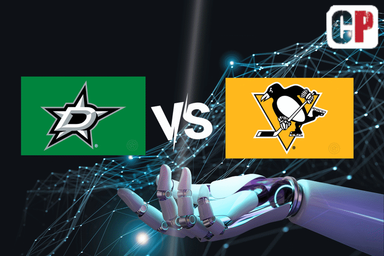 Dallas Stars at Pittsburgh Penguins AI NHL Prediction 102423