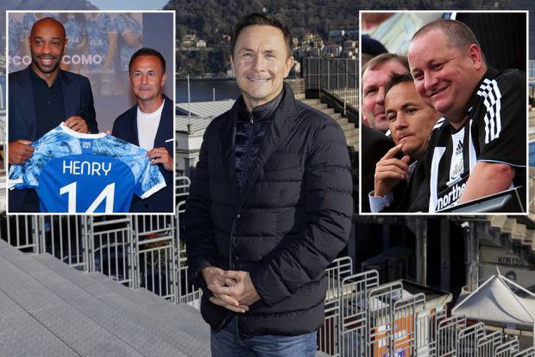 Dennis Wise a world away from Mike Ashley’s ‘Cockney Mafia’ as Chelsea icon, Fabregas & Henry transform Italians Como