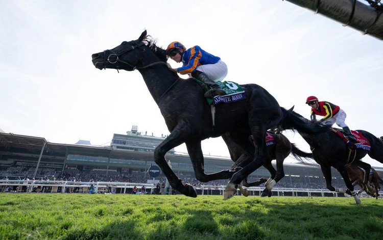 Derby winner Auguste Rodin stamps his class on Turf rivals under a vintage Ryan Moore ride