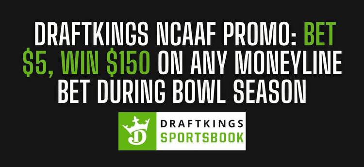 DraftKings pomo code for NCAAF: Bet $5, win $150 on Bahamas Bowl and Cure Bowl on Friday