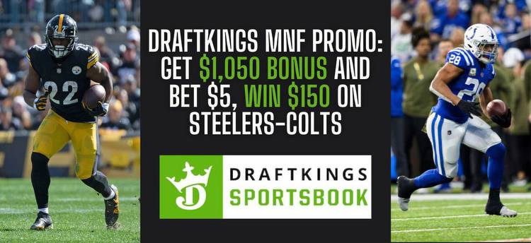 DraftKings promo code for MNF: Bet $5, win $150 on Steelers vs. Colts in Week 12