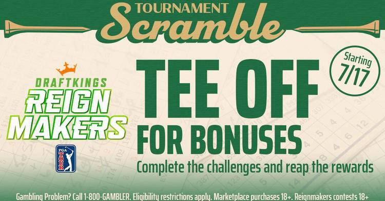 DraftKings Reignmakers PGA TOUR to offer sitewide promotions and more as part of the Second Big Tournament Scramble!