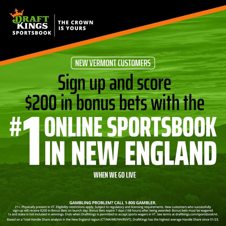 DraftKings Vermont Promo Code: Claim $200 in Bonuses for Signing up Before Vermont Online Sports Betting Launch