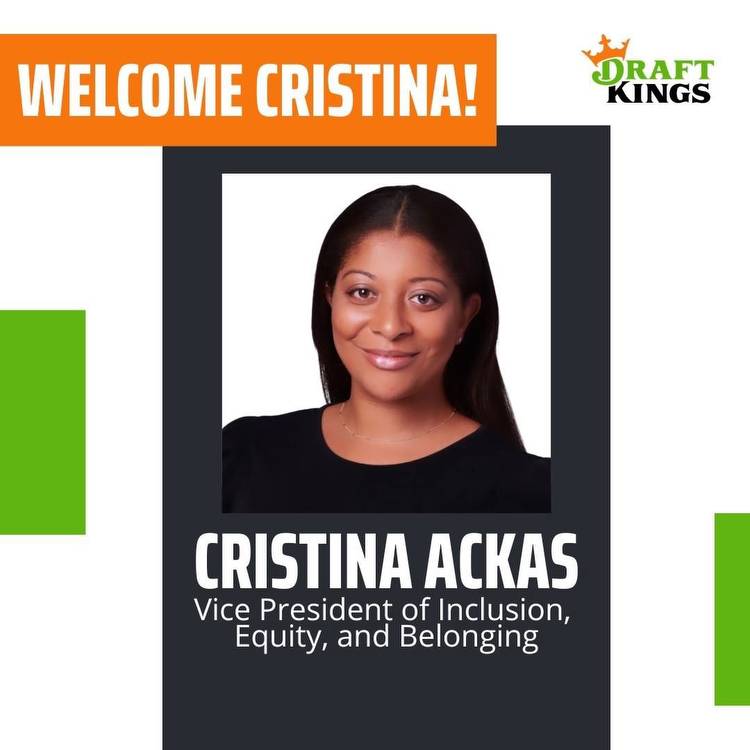 DraftKings Welcomes Cristina Ackas As Vice President of Inclusion, Equity & Belonging