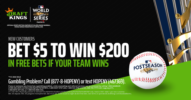 DraftKings World Series Offer: Bet $5 on Phillies vs. Astros, Win $200