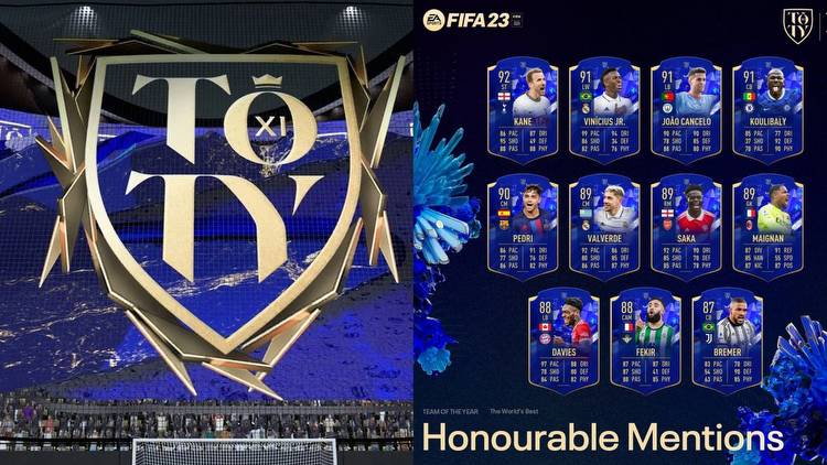 EA Sports releases FIFA 23 TOTY Honourable Mentions cards led by Harry Kane and Vinicius