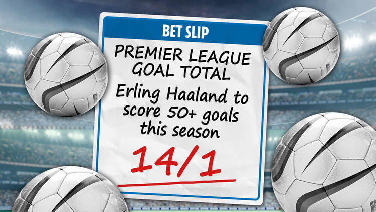 Erling Haaland Premier League special: Get Man City star to score 50+ league goals at 14/1 with Betfair