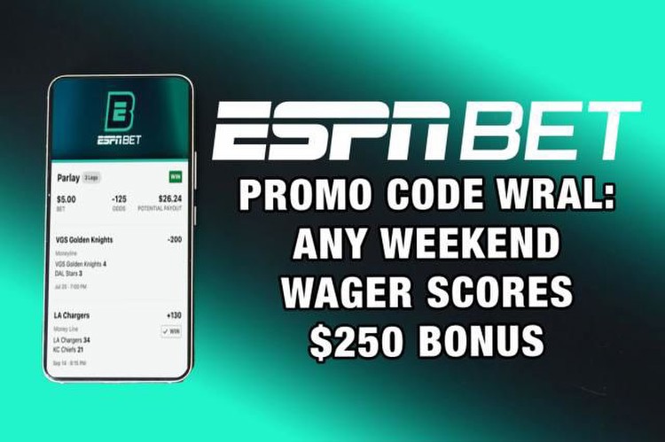 ESPN BET promo code WRAL: Any NBA, NFL weekend wager scores $250 bonus