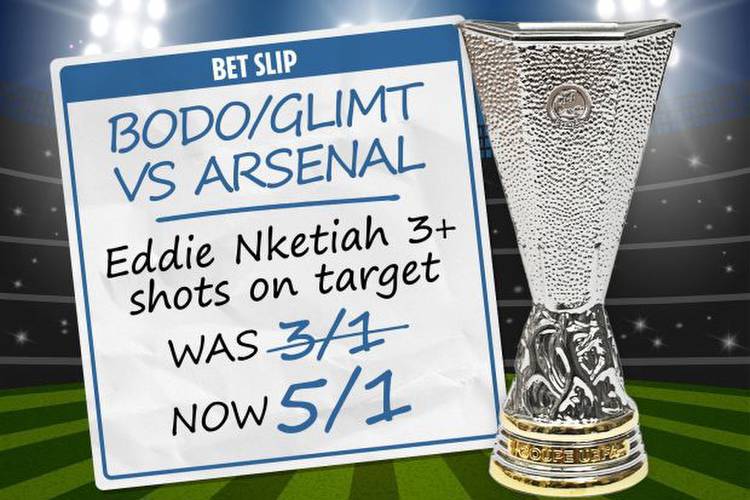 Europa League odds boost: Eddie Nketiah 3+ shots on target