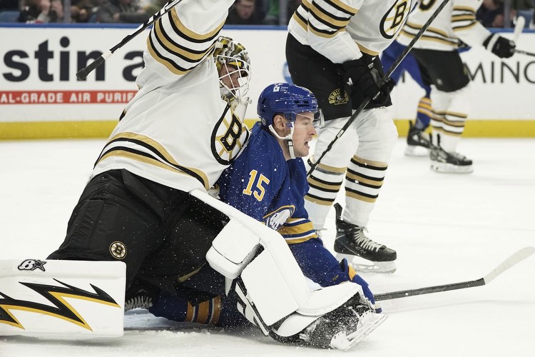 Ex-Northeastern star thwarts Bruins in preseason loss to Sabres