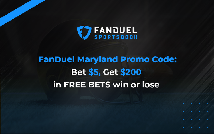 FanDuel Maryland Promo Code: Bet $5, Win $200 TNF Week 13