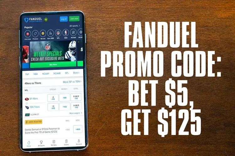 FanDuel Promo Code: Bet $5, Get $125 for Giants-Commanders SNF