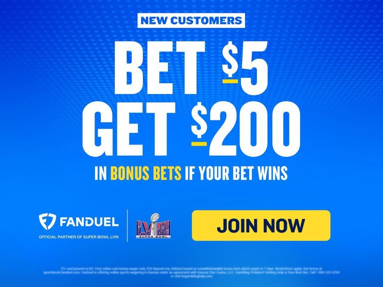 FanDuel promo code: Bet $5 get $200 new user bonus