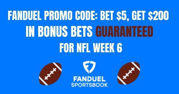FanDuel promo code for NFL: Claim $200 bonus for NFL Week 6