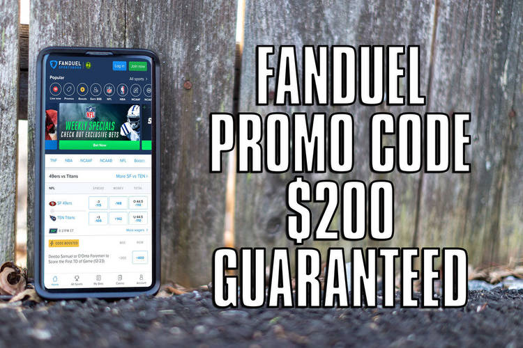 FanDuel Promo Code Gives Bet $5, Win $200 Guarantee