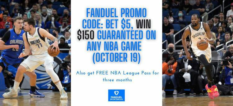 FanDuel promo code NBA: Bet $5, win $150 guaranteed on any game (10/19/22)