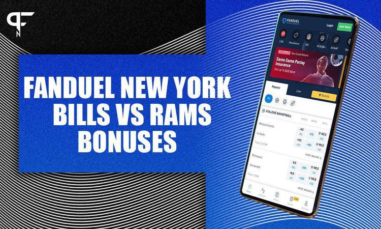 FanDuel Promo Code NY: Awesome Bills-Rams Bonuses
