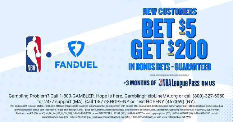 FanDuel Sportsbook launches exclusive NBA League Pass discount code: $5 for your first three months