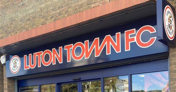 Fans in hysterics over Luton Town club shop as it 'looks like a chippy'
