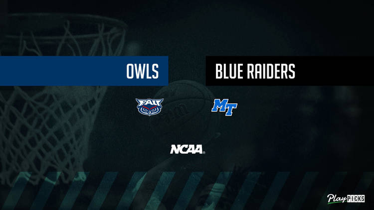 Florida Atlantic Vs Middle Tennessee NCAA Basketball Betting Odds Picks & Tips