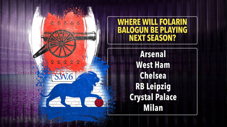Folarin Balogun transfer news odds: Chelsea trail London rivals in race for Arsenal star, Leipzig 9/1