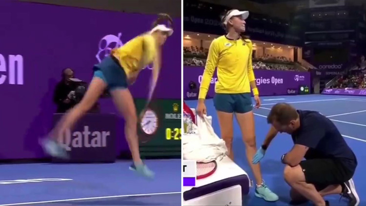Former Wimbledon champion forced to take medical timeout after suffering bizarre injury in Qatar Open final