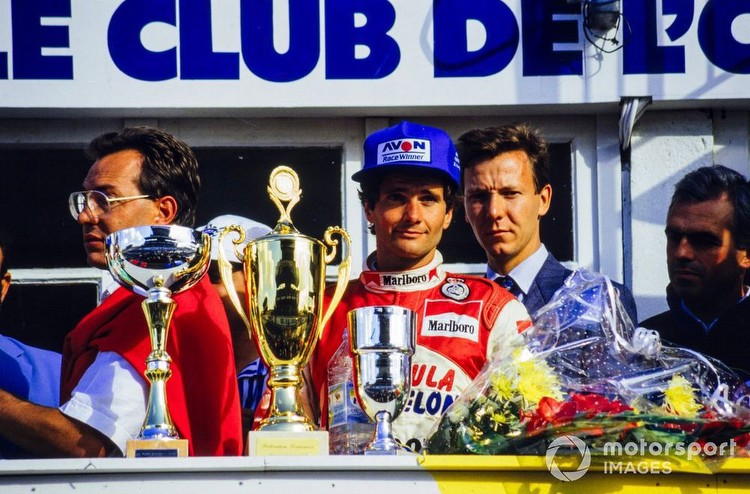 Perez Sala's victory at Le Mans was his second of 1987 and set up a title showdown in Jarama ultimately claimed by Stefano Modena's March