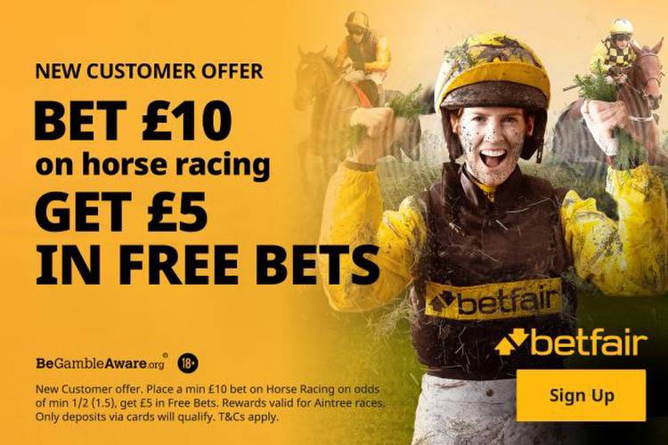 Grand National offer: Bet £10 on Horse Racing, get £5 in free bets to use on Aintree with Betfair