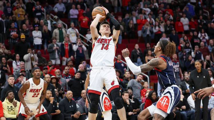 Heat-Spurs: Best bets in clude overs on Tyler Herro’s points, threes